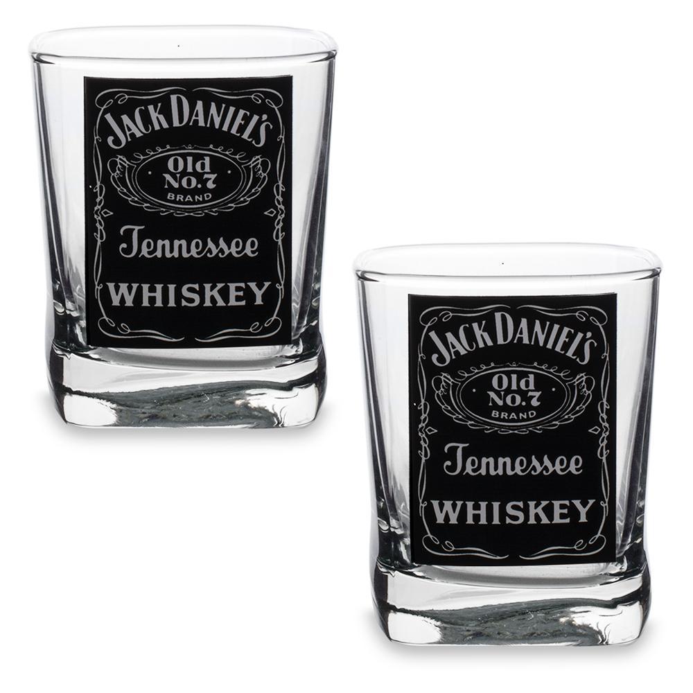KIT 2 COPOS WHISKY PERSONALIZADA JD