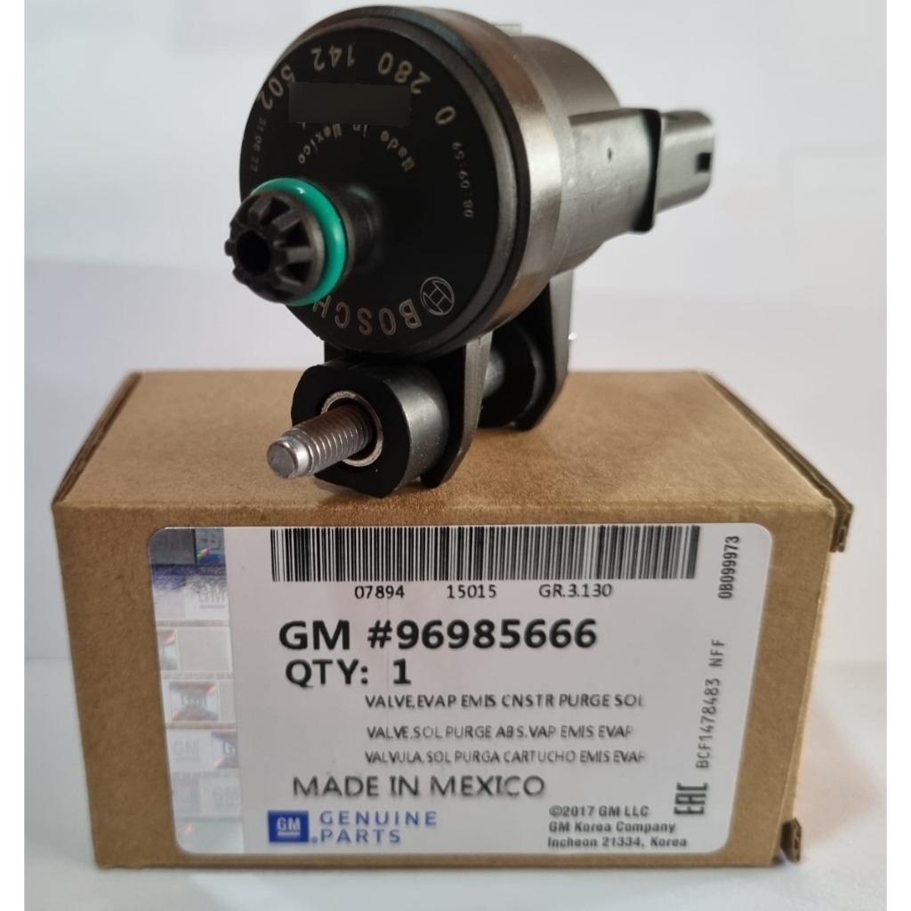 Válvula Solenoide Canister Original Onix 2016 2017 2018 2019