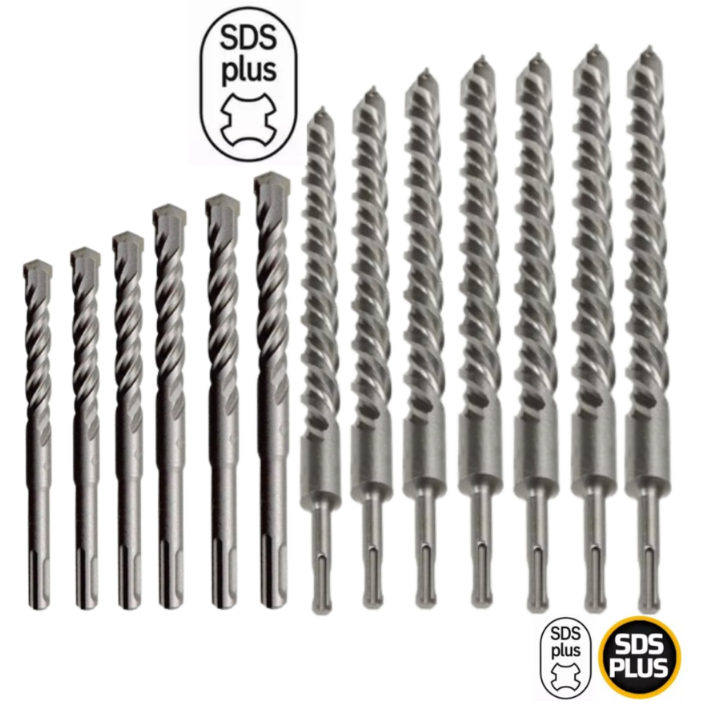 Broca Widea SDS Plus para Concreto Parede Alvenaria 4mm a 25mm P/ Martelete SdsPlus - Escolha medida em Oferta na Shopee