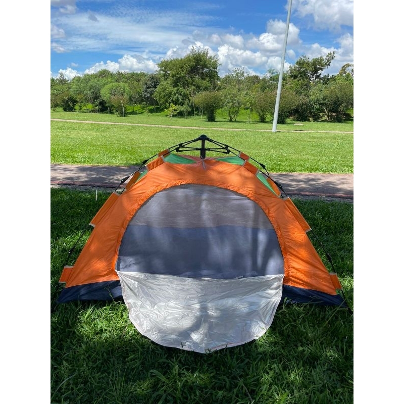 Barraca de camping semi automático 2 pessoas + 1 esteira + SAco de Dormir