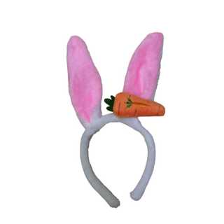 Tiara Orelhinha De Coelho De Pelúcia Com Cenourinha Páscoa em Oferta na Shopee