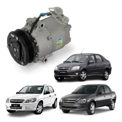 Compressor De Ar Condicionado Celta Classic Prisma GM 5PK CS20068 Original Delphi Novo