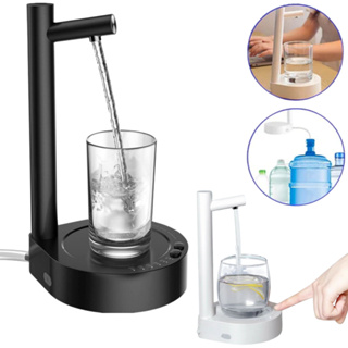 Bomba Elétrica Galão De Água Com Suporte Para Copo Carregamento USB Automático Garrafão em Oferta na Shopee