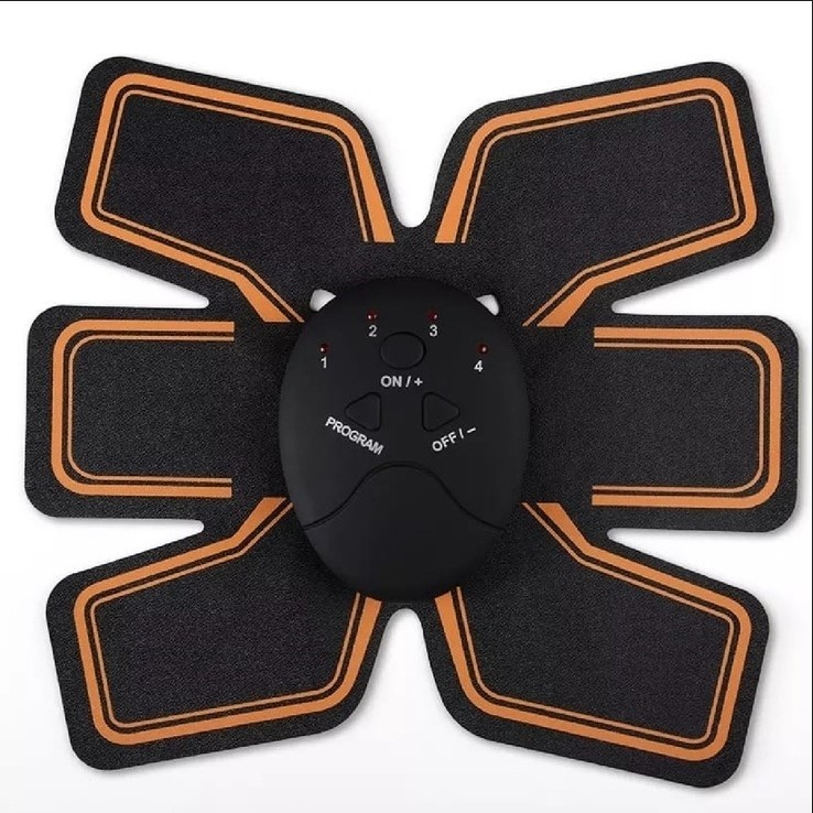 Aparelho Tonificador Estimulador Abdominal Muscular Elétrico 6 Pack EMS Beauty Body em Oferta na Shopee