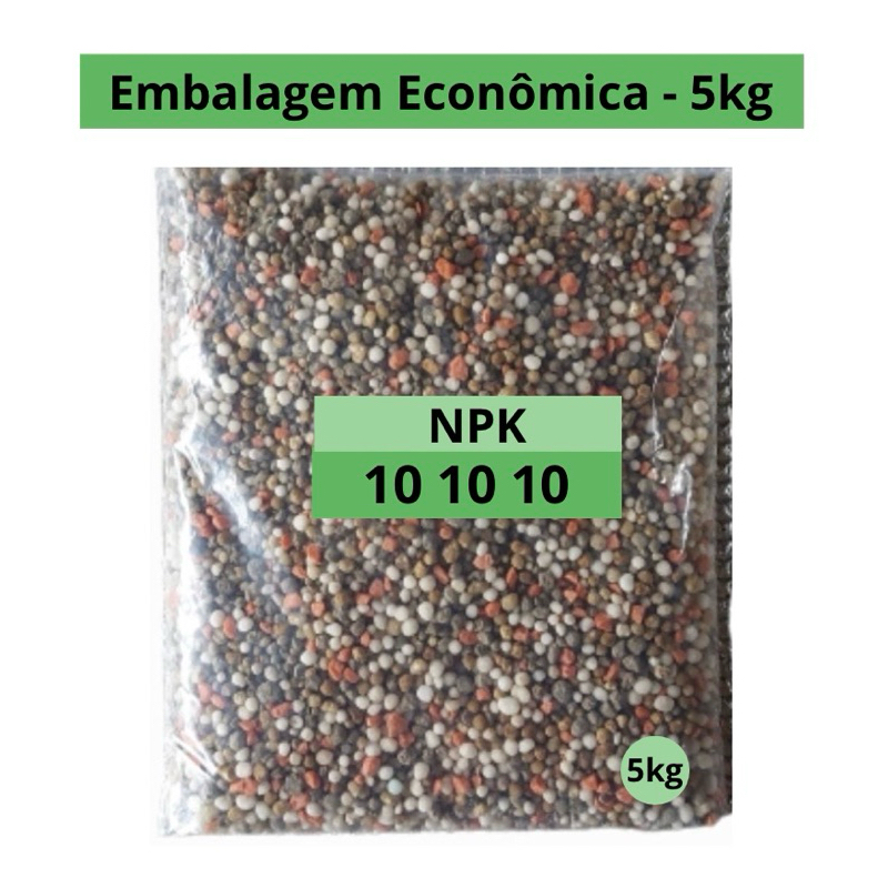 5kg - Adubo Fertilizante NPK 101010 em Oferta na Shopee