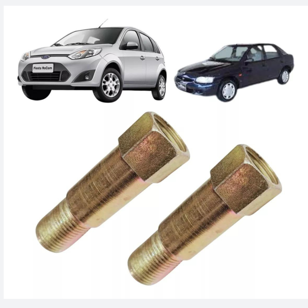 Kit C/2 Tucho Vela Pula Macaco Motor Zetec 1.0 1.6 Fiesta Ka
