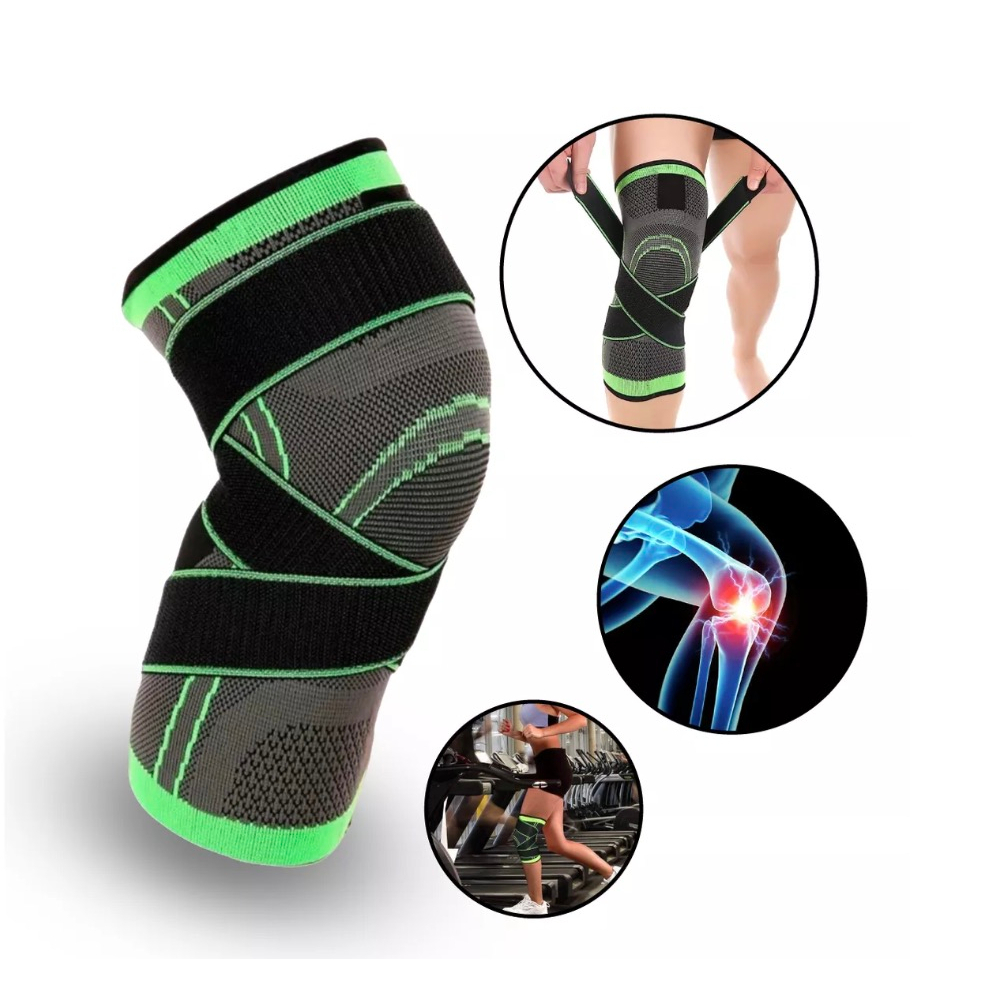 Joelheira De Compressão Tensor Alívio De Dor No Joelho Academia Ortopédica