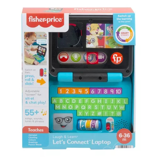Laptop De Aprendizagem Aprender E Brincar - Fisher-price HGW98 em Oferta na Shopee