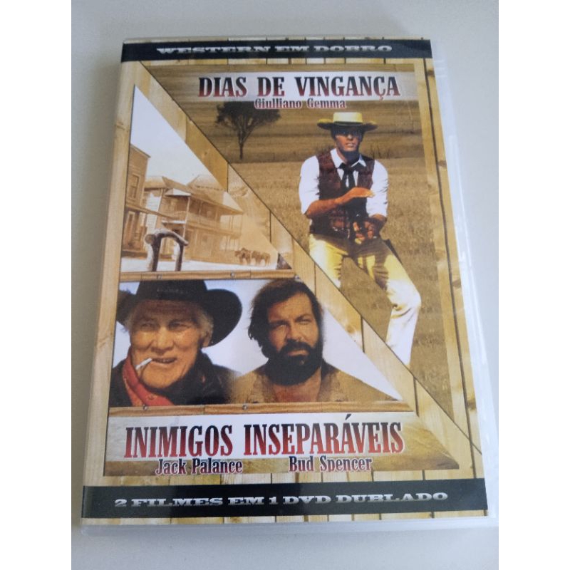 dvd filme dose dupla inimigos inseparáveis / dias de vingança perfeito estado mídia e capa