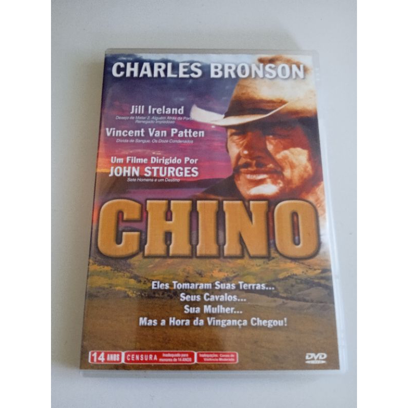 DVD filme chino - Charles Bronson perfeito estado mídia e capa