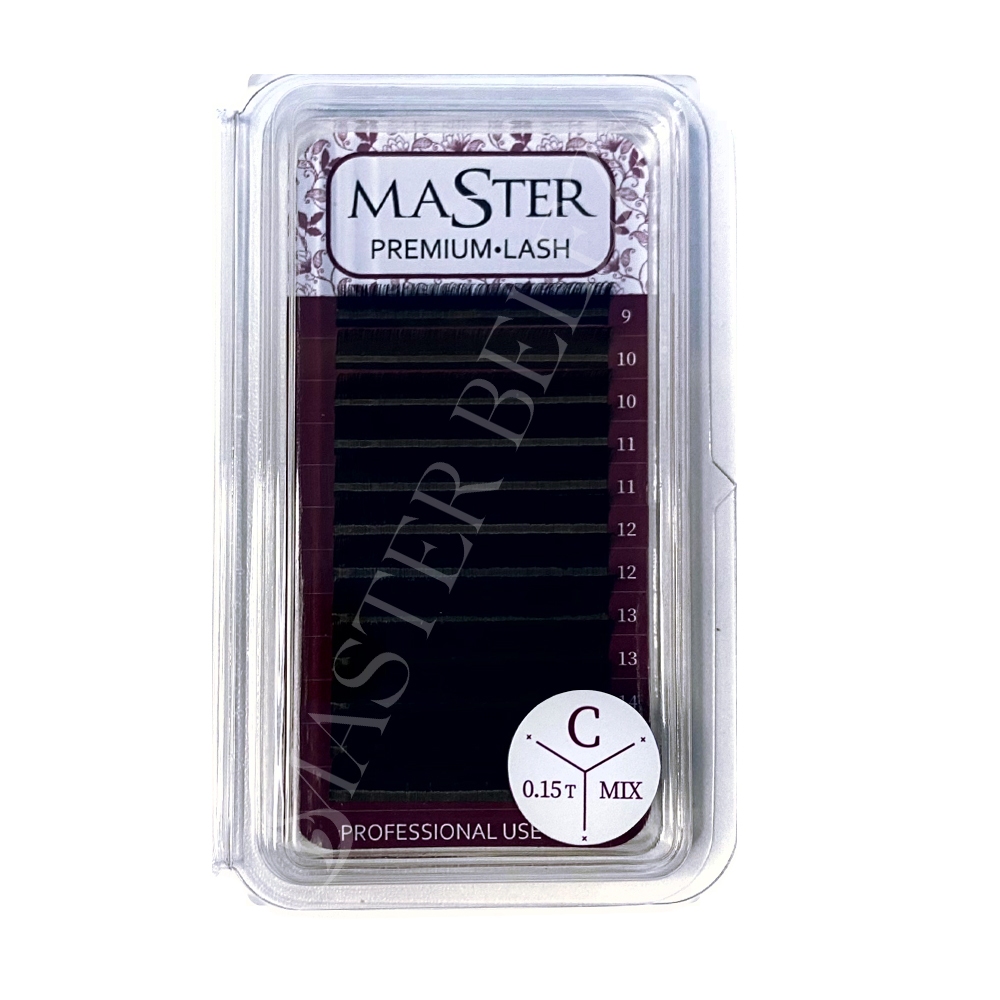 Cílios Para Extensão Master Premium Curvatura C 0.15 Mix