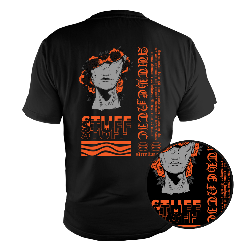 Camiseta Stuff Streetwaer Freestyle Head 100% Algodão - 34