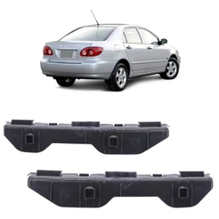 Suporte Guia Parachoque Traseiro Corolla 2003 2004 2005 2006 2007 Preto