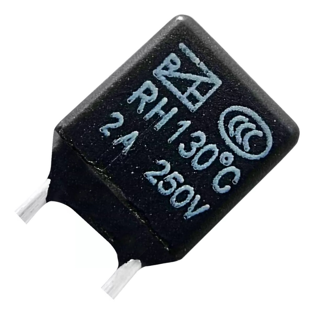 50 Fusível Térmico 2A 130 Graus 130C 130°C 250V