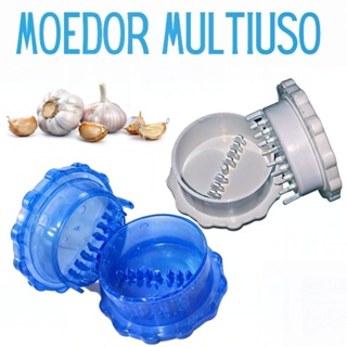 Moedor de alho Multiuso Triturador manual 16 dentes. ENVIO IMEDIATO em Oferta na Shopee
