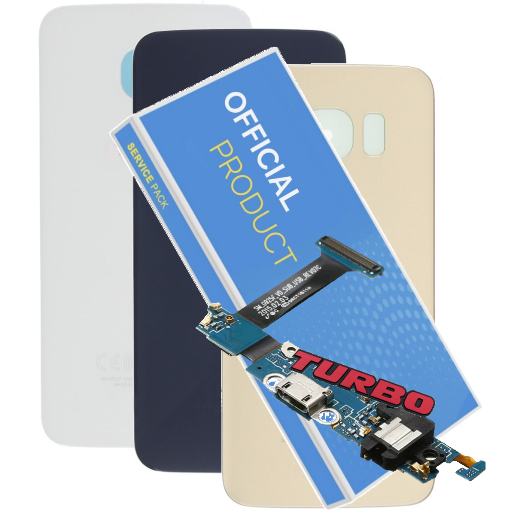 Flex Conector + Carga Rápida Compatível Galaxy S6 Flat G920f + Tampa + 1 Ano Garantia!