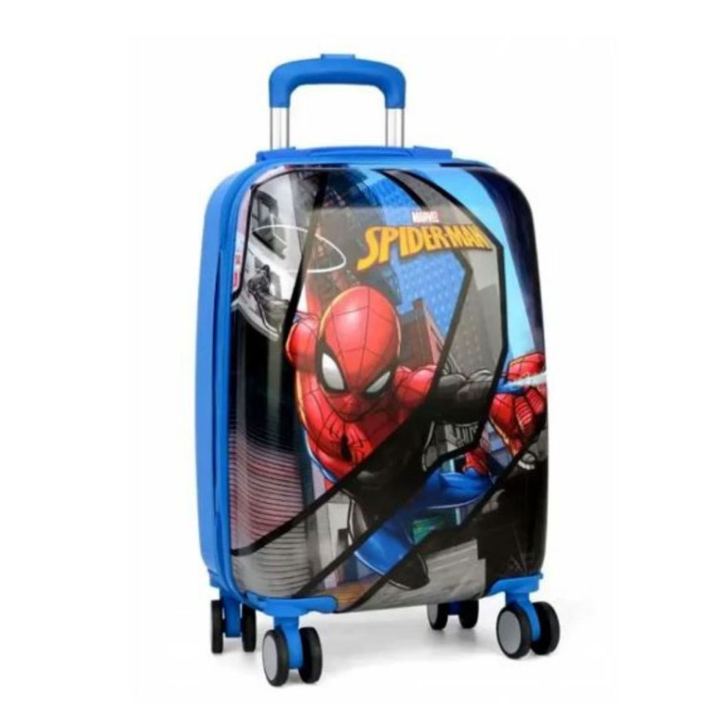 Mala Infantil Bordo Spider Man 360 Graus ABS Luxcel Original