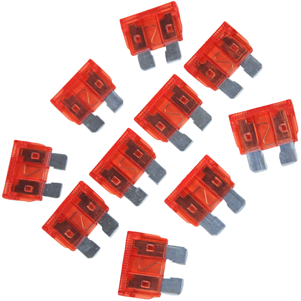 Fusivel Lamina 10AMP Vermelho 10 Unidades - DNI | Piqueri Autopeças