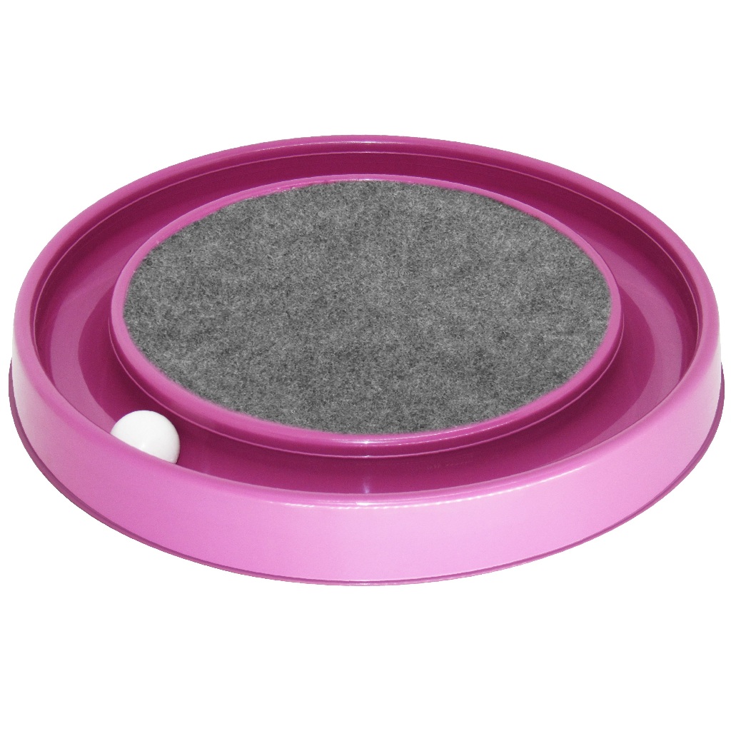 Arranhador Redondo Para Gato Relax Com Bolinha Miau