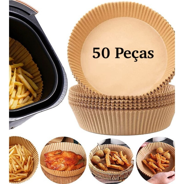 Forma de Papel Antiaderente para Air Fryer