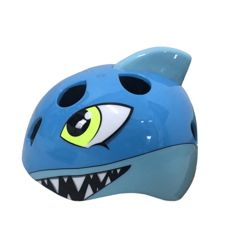 Capacete Infantil Baby Shark Tubarao Bike Patins Skate Criança Vessel