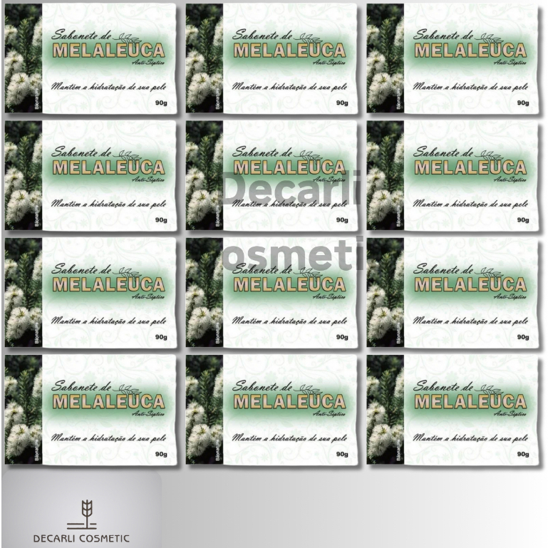 12 UN Sabonete Barra de Melaleuca 90g - Bionature