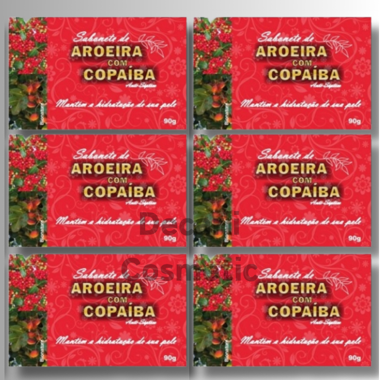 6 UN Sabonete Barra de Aroeira com Copaíba 90g - Bionature em Oferta na Shopee