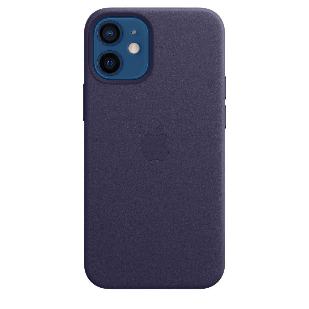 Capa com MagSafe para iPhone 12 Mini Apple, Couro Violeta profundo