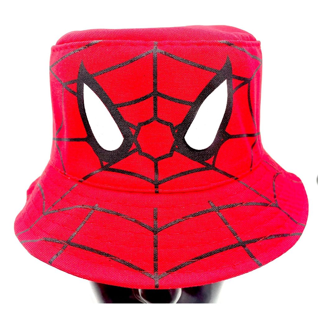 Bucket Hat Chapéu Infantil De Praia Menino Criança Verão Proteção Do Sol Personagem H. Aranha