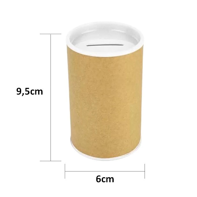 10 Cofres, cofrinho, porta moedas para personalizar (Kraft) 9.5cmx 6cm