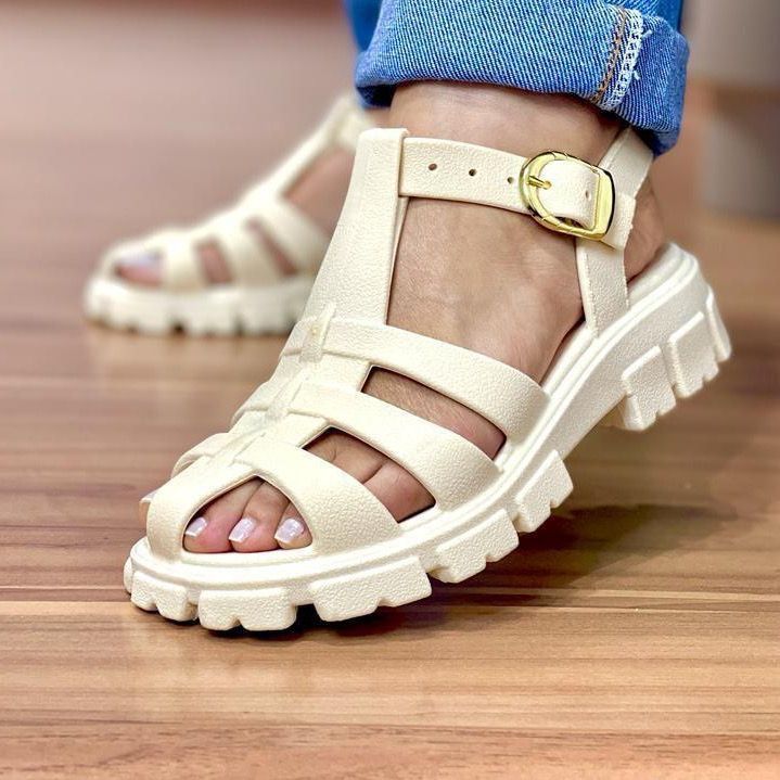 Sandália Confortável Ortopédica Tratorada Fisherman Feminina em Oferta na Shopee