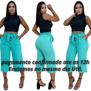 Calça Pantacurt Feminina -Calças feminina