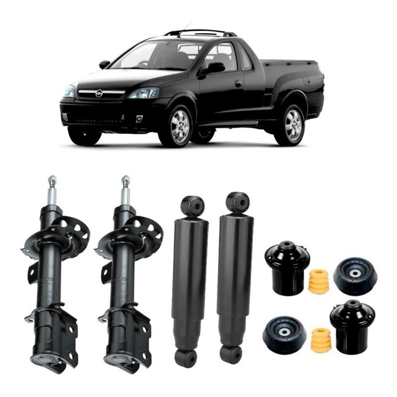 4 Amortecedores+ Kit Suspensão Montana 03 04 05 06 07 08 09 em Oferta na Shopee