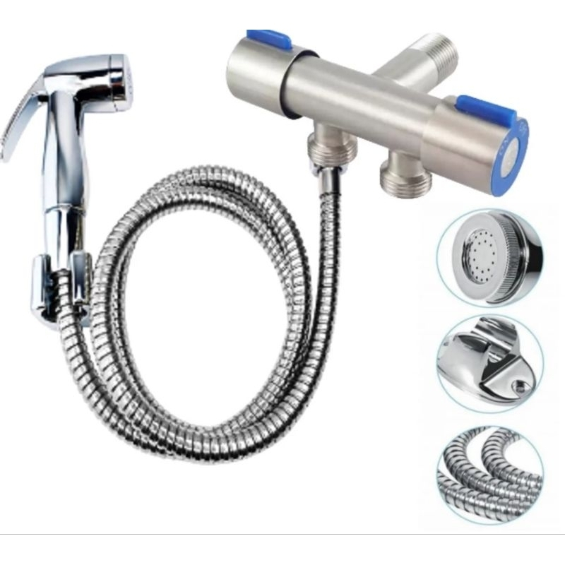 Registro Duplo Válvula Dupla ou Ducha Higiênica saída 1/2 para Banheiro Cozinha Área de serviço Lavabo resistência à corrosão em Oferta na Shopee