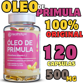 Óleo de Primula Puro e Concentrado cápsulas de 500mg em Oferta na Shopee