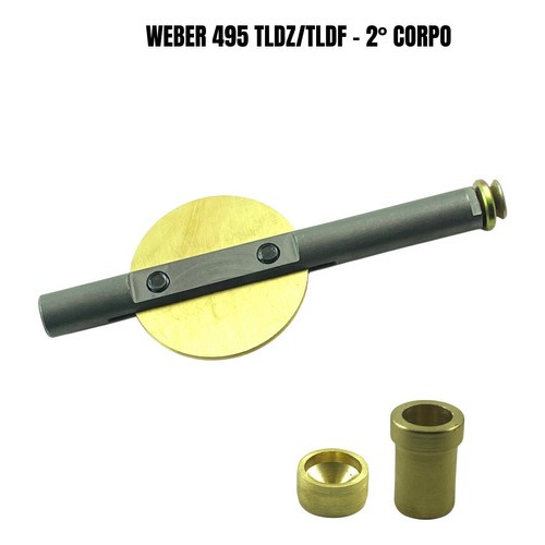 Embuchamento Eixo Borboleta Weber 495 Tldf Tldz Tlde 2°corpo