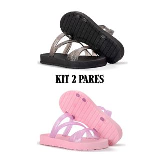 Kit 2 Pares De Papete Luna bem leve confortável para todas as ocasiões