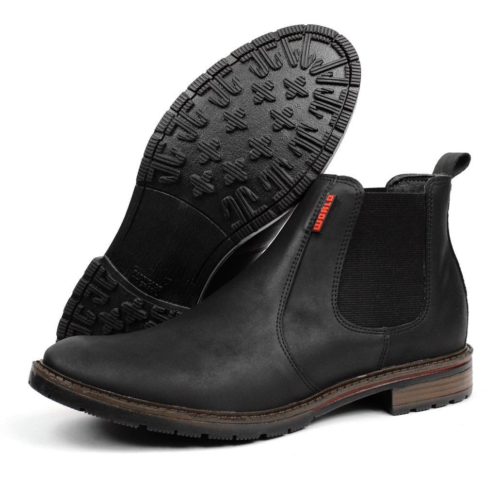 Botina Coturno em Couro Sintético: Estilo e Durabilidade em Cada Passo!