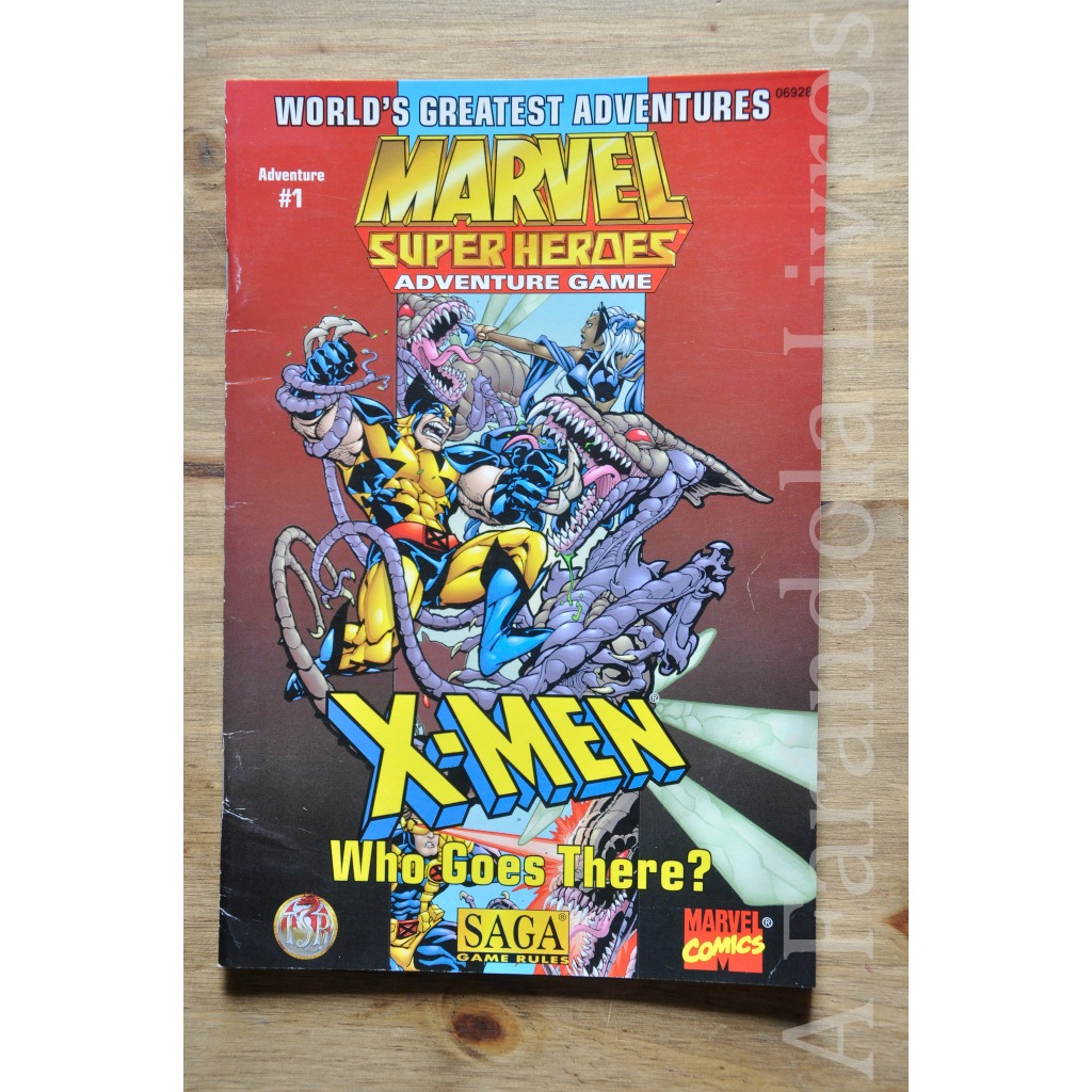 Marvel Super Heroes Adventure Game X-Men Who Goes There? TSR