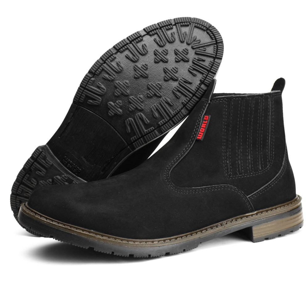 Botina Coturno em Couro Legítimo: Estilo e Durabilidade em Cada Passo!