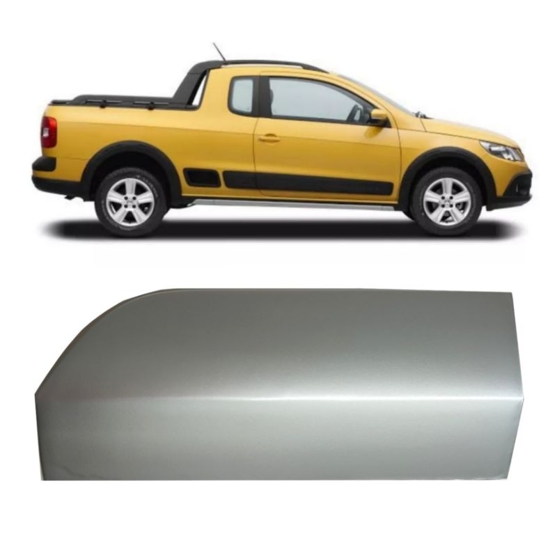Acabamento Tampa Spoiler Lateral Traseiro Saveiro Cross G5 G6 2011 2012 2013 2014 2015 2016 Direito