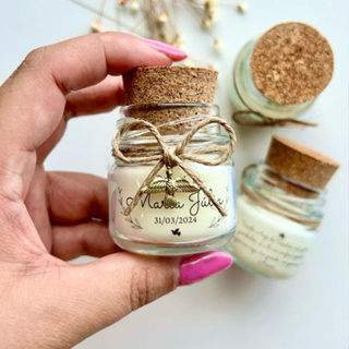 7 Mini Velas Aromáticas Perfumadas com pingente do Divino -  Artesanal - Lembrancinha PERSONALIZADA em Oferta na Shopee