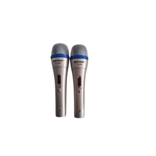 Kit 2 Microfones Dinâmico Prof com Ótima Qualidade de Som e Sem R P/ Igrejas /karaokê