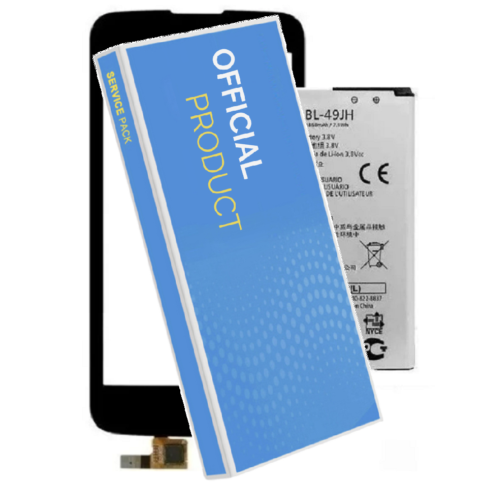 Tela Touch Compatível Com LG K4 K130 Visor Frontal + Battria + 1 Ano de Garantia!