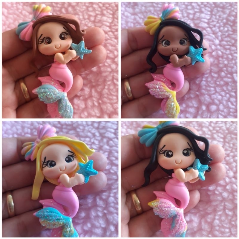 Sereias tiedie! aplique para laços e lembrancinhas personalizadas!