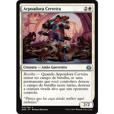 Arpoadora Certeira (Anão / Guerreiro) - Magic The Gathering
