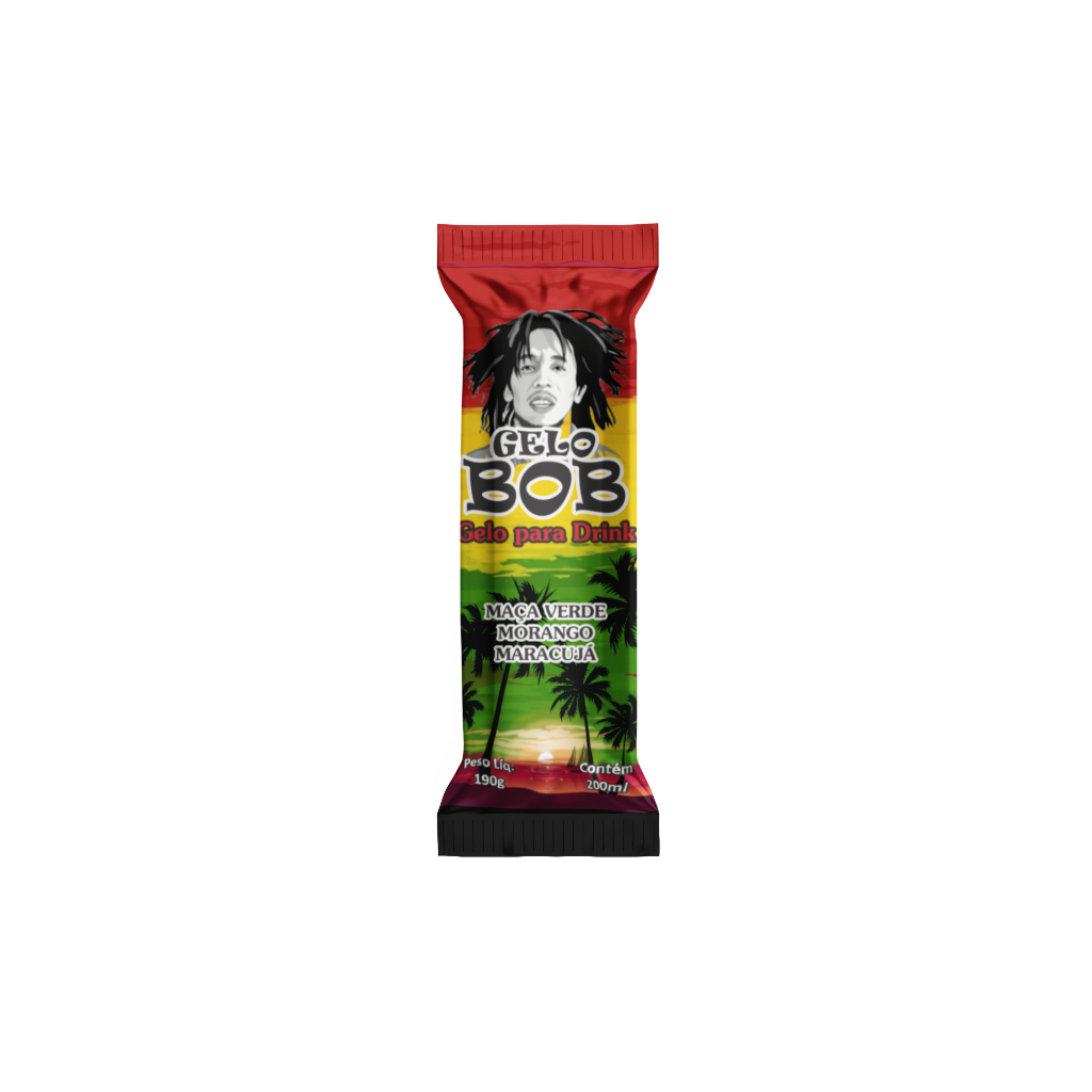 Saco para Gelo Saborizado BOB com 250 Embalagens em Oferta na Shopee