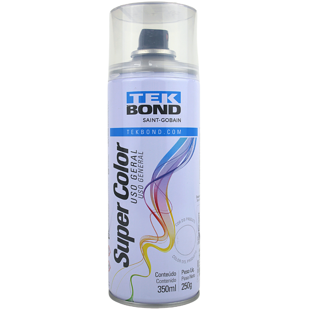 Spray Verniz Aerossol Incolor Super Color Uso Geral 3500ML/250G Tekbond | Piquer