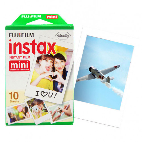 Caixa com 10 Filmes instax para cameras instax mini 7 8 9 10 11 e 12