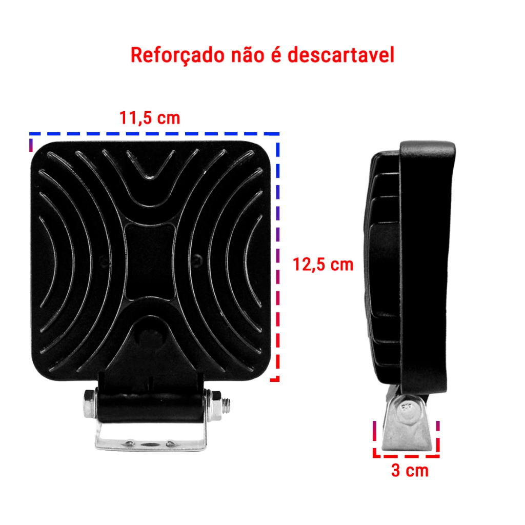 Detalhes do Par Farol De Milha Led Azul 48w Pulverizador Agrícola Trilha